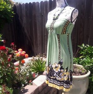 Beautiful halter tie summer dress